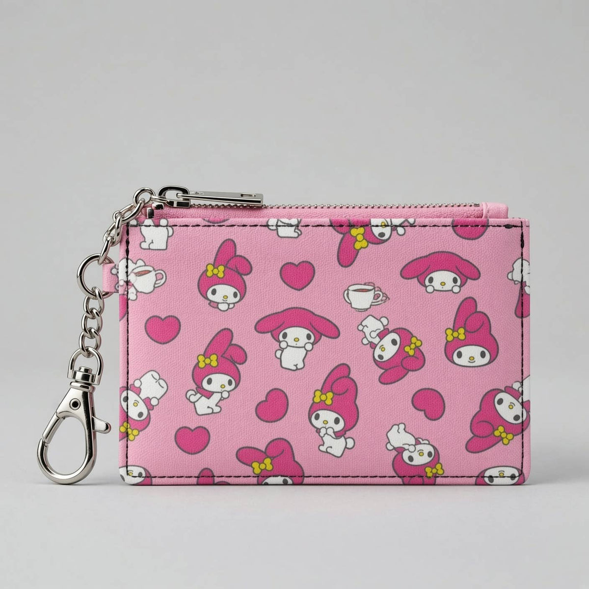 HK MY MELODY CARD HOLDER W/ALL OVER PRINT