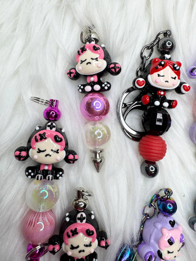 Skull Panda Keychains 