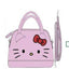 HELLO KITTY PINK PU PURSE W/LONG STRAP