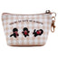 Monchhichi-Kun Gingham Mini Coin Pouch