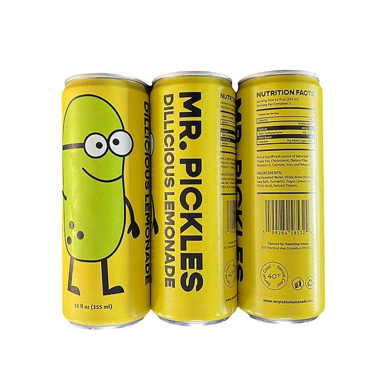 Mr. Pickles Dillicious Lemonade, 12oz can