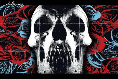Deftones Skull Metal Rock Band Music Poster Size 24X36