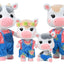 Honey Bee Acres The Cloverberrys Cow Family Set