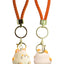 Chubby Kitty Cat Matte 3d Resin Key Ring