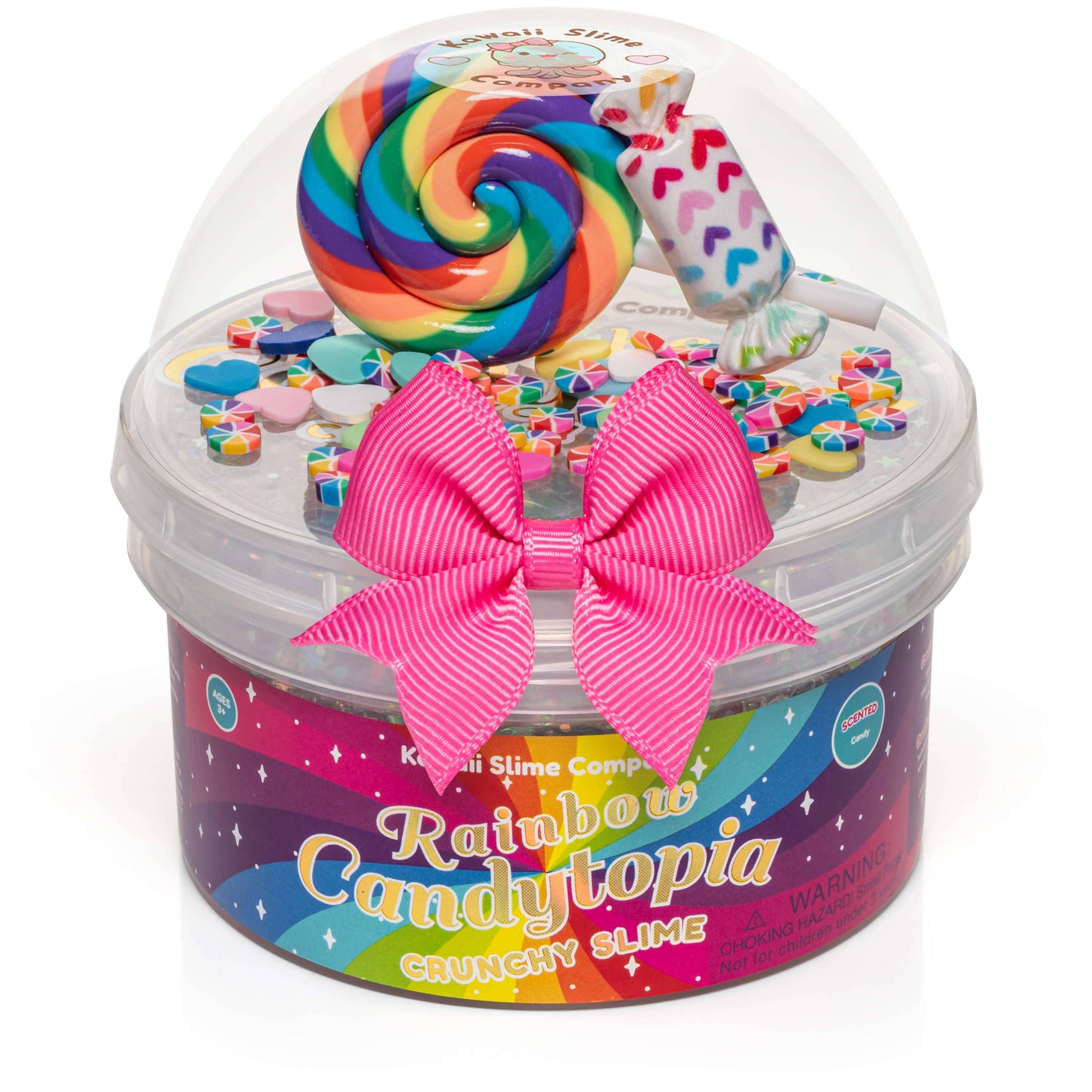 Rainbow Candytopia Crunchy Slime