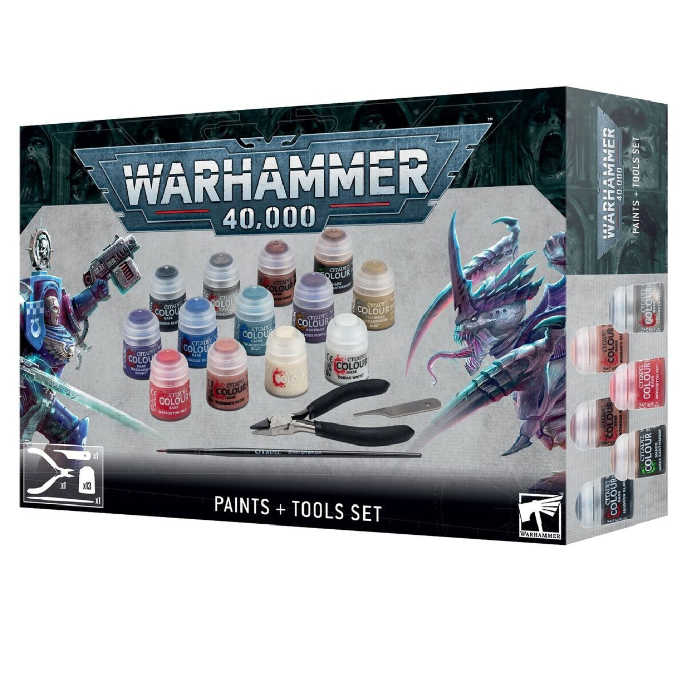 Warhammer - 40k: Paints + Tools Set (10E)