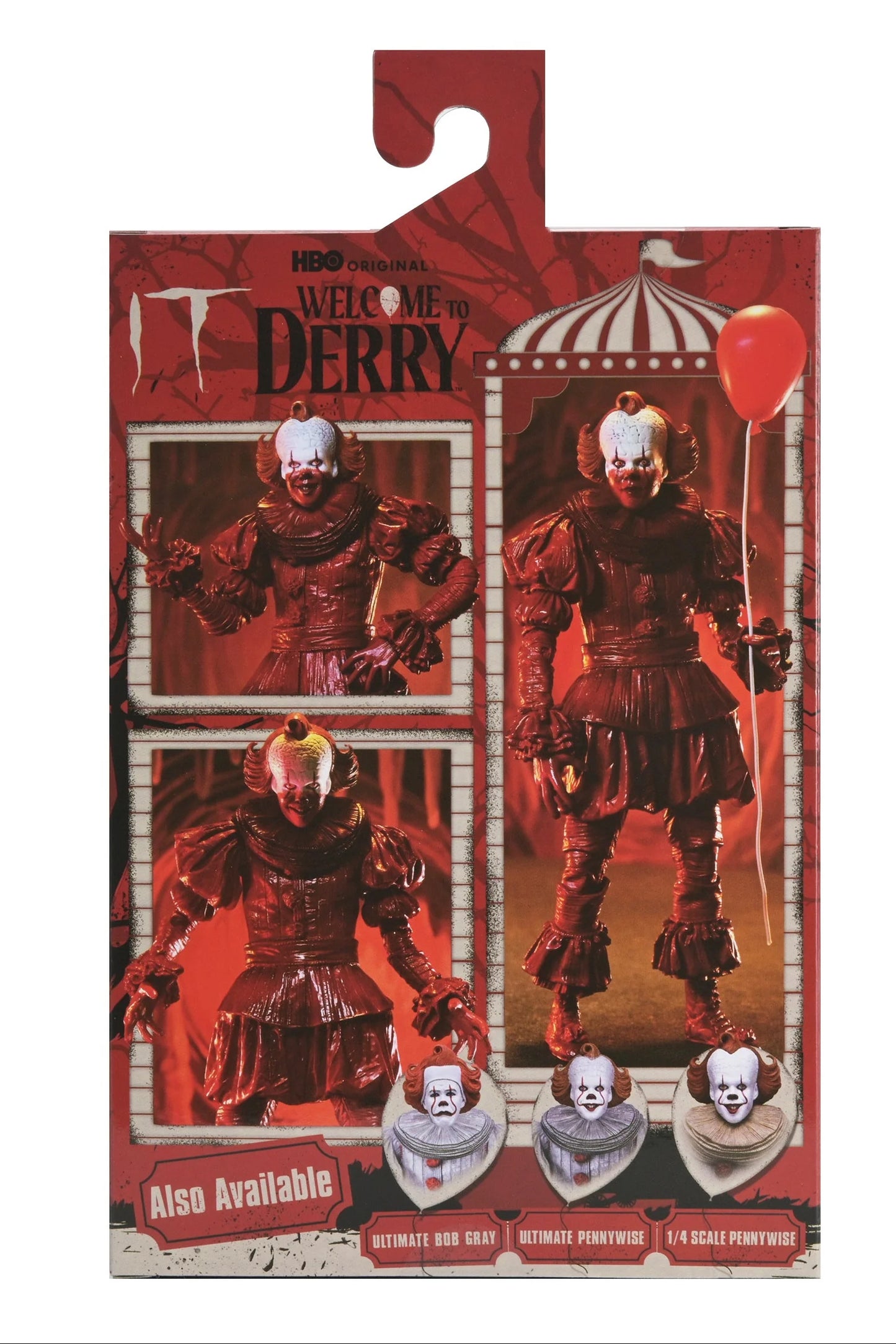 PRE-ORDER WELCOME TO DERRY - 7 INCH SCALE ACTION FIGURE - ULTIMATE BLOOD PENNYWISE