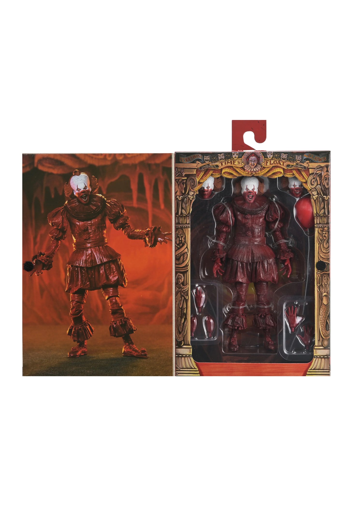 PRE-ORDER WELCOME TO DERRY - 7 INCH SCALE ACTION FIGURE - ULTIMATE BLOOD PENNYWISE