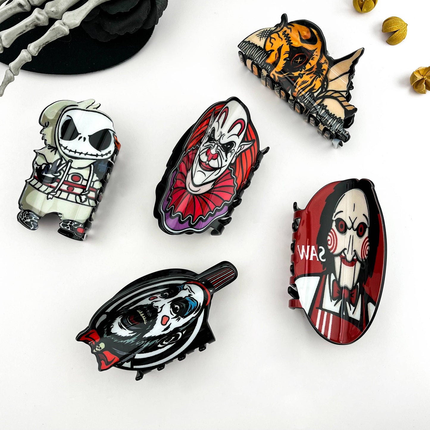 Halloween Horror Hair Claw, Quirky Holiday Hair Accessory