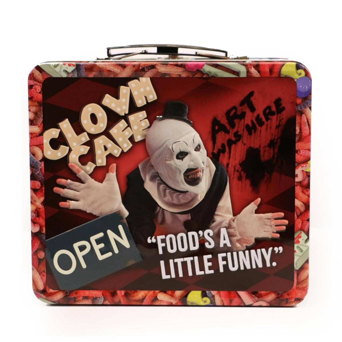Terrifier Retro Metal Lunchbox With Beverage Container