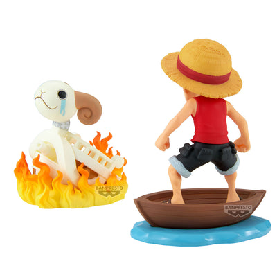One Piece - Monkey D. Luffy & Going Merry World Collectable Log Stories Prize Figure Set