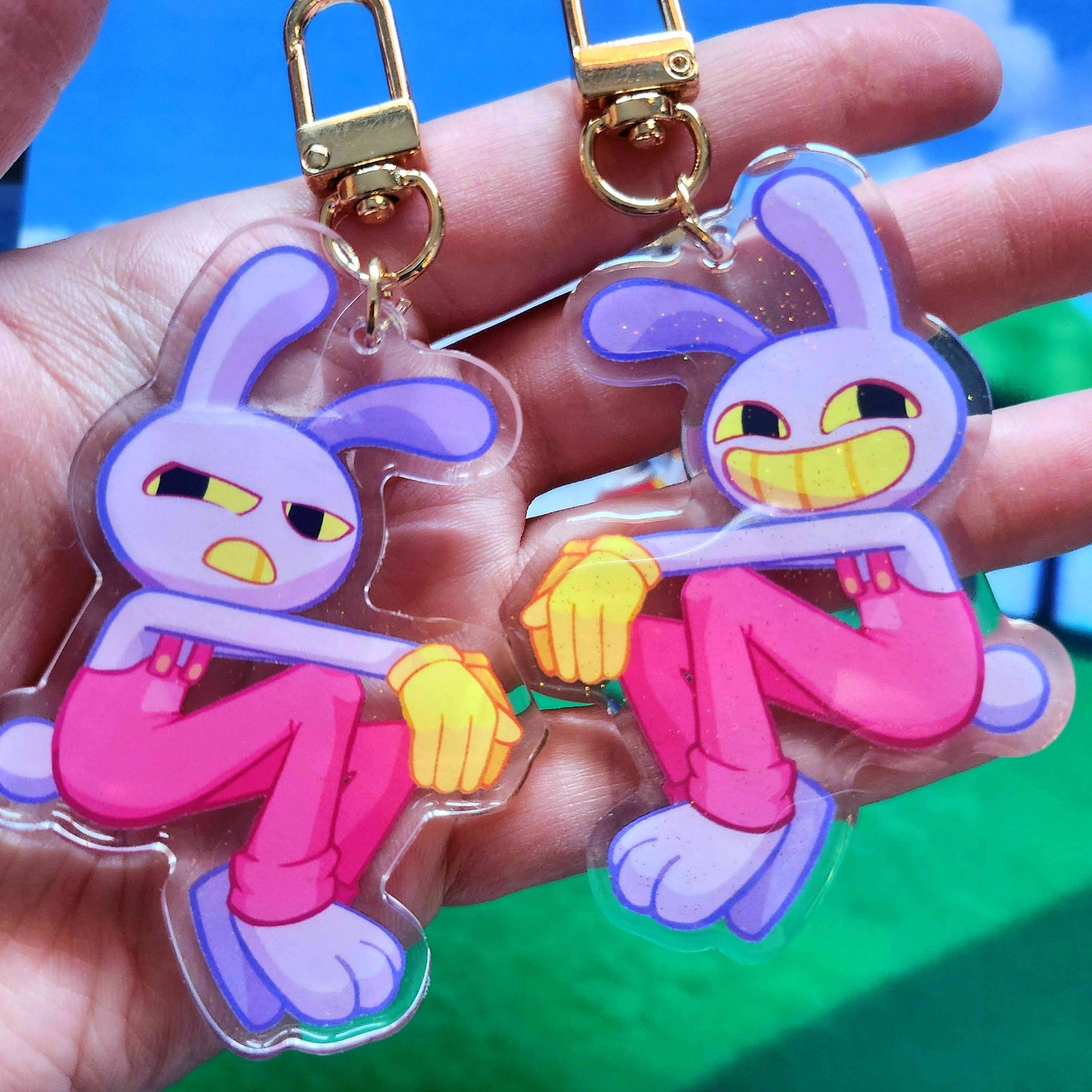 Amazing Digital Circus - TADC Acrylic Glitter Keychains
