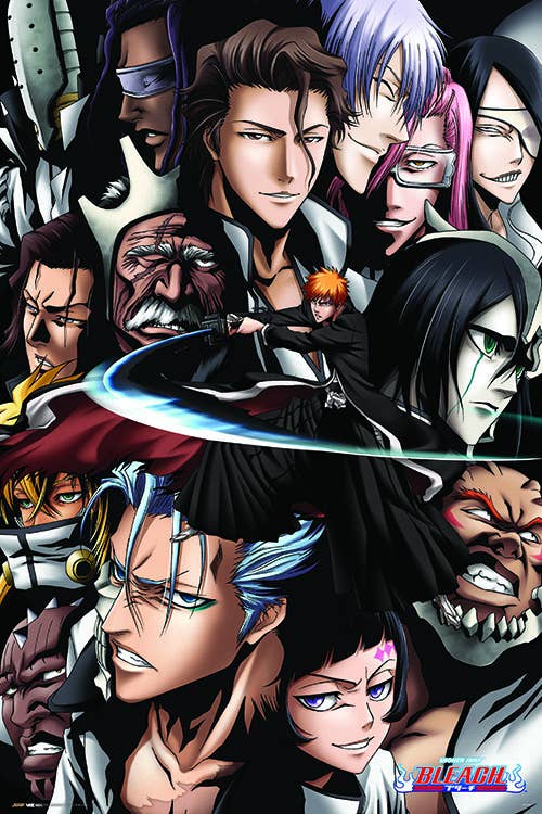 Bleach Ichigo Montage Anime Poster Size 24X36