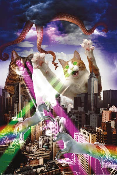 Apocalypse Meow - 24x36 Poster