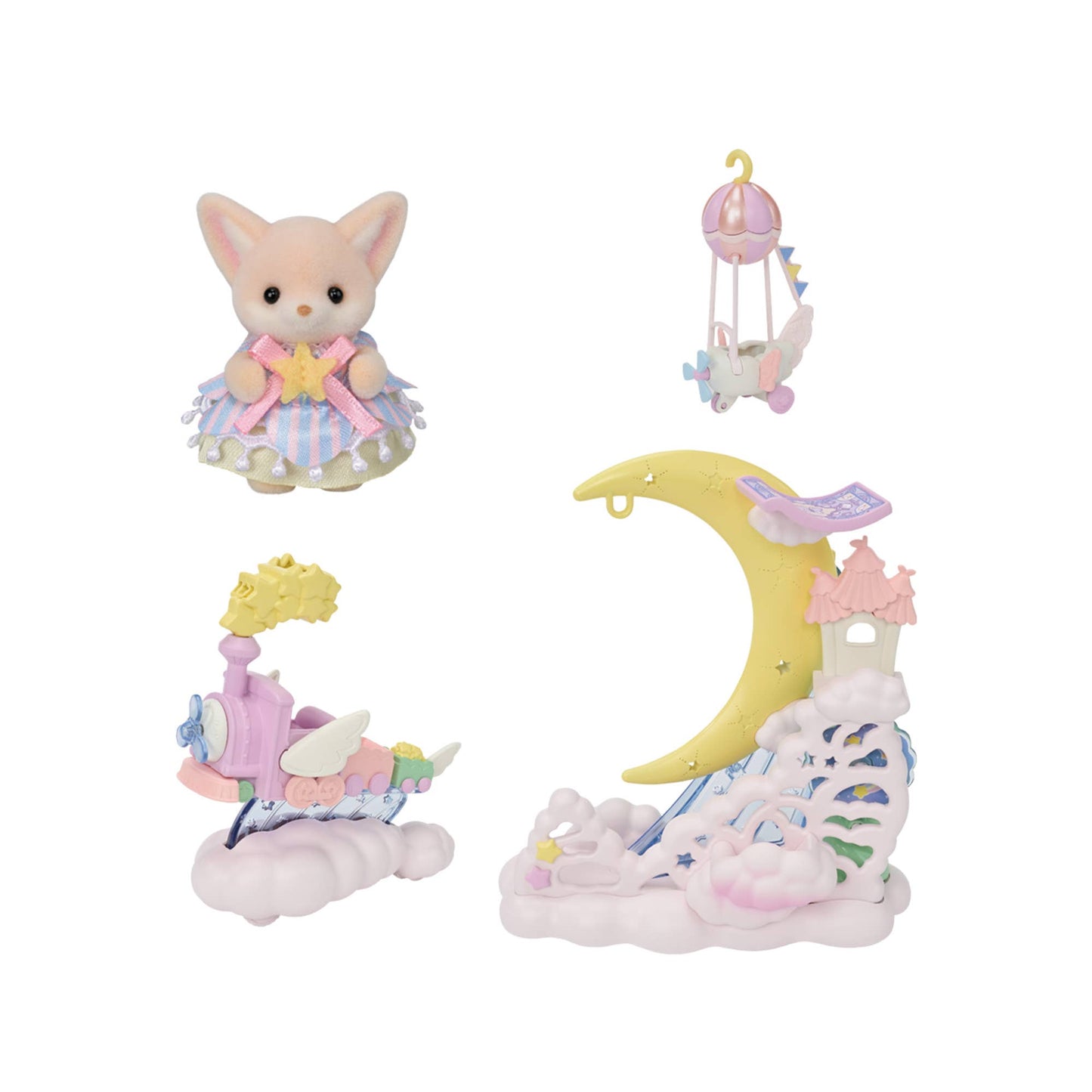 Calico Critters Daydream Train Playset, Doll Playset