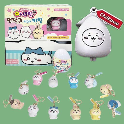 Restock! Chiikawa Figure Key Chain Random blind Capsule BOX