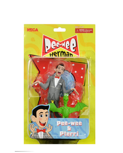 Pee-wee’s Playhouse 6” Scale Action Figure – Pee-wee and Pterri