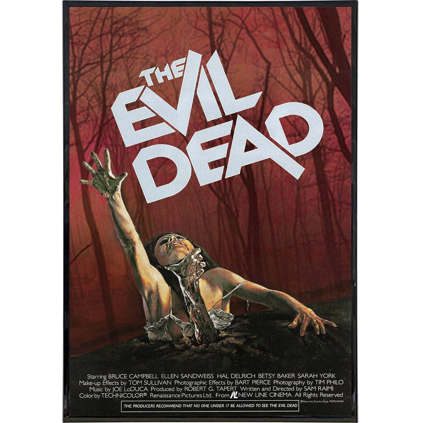 Evil Dead Film Poster Print