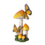 Toadstool Mushroom with Butterflies