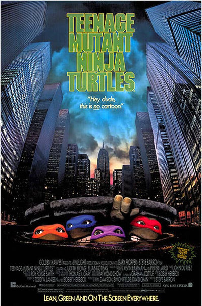 TMNT This Is No Cartoon. Lean Green & On The Screen 24x36