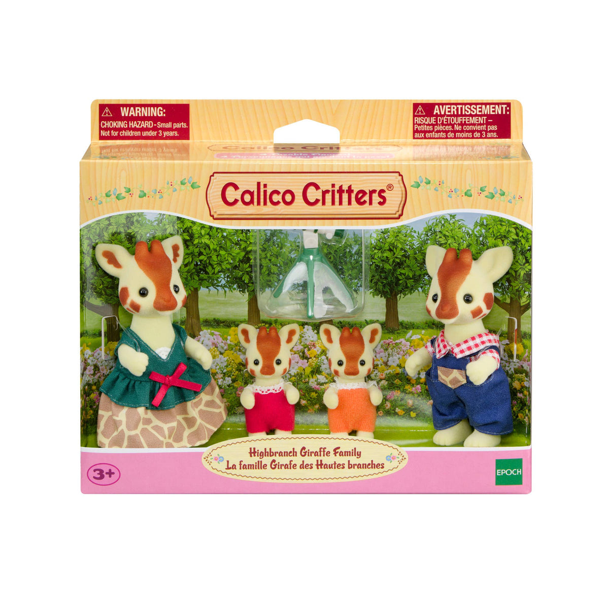 Calico Critters Highbranch Giraffe Family, 4 Figures
