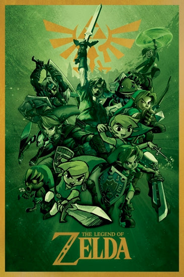 Legend of Zelda Link Poster