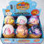 PU Squishy Dumpling Set with Steamer Box Cartoon Printed Slow Rising Stress Relief Toy
