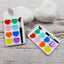 Valentine's Day Heart Paint Plate Brush Earrings