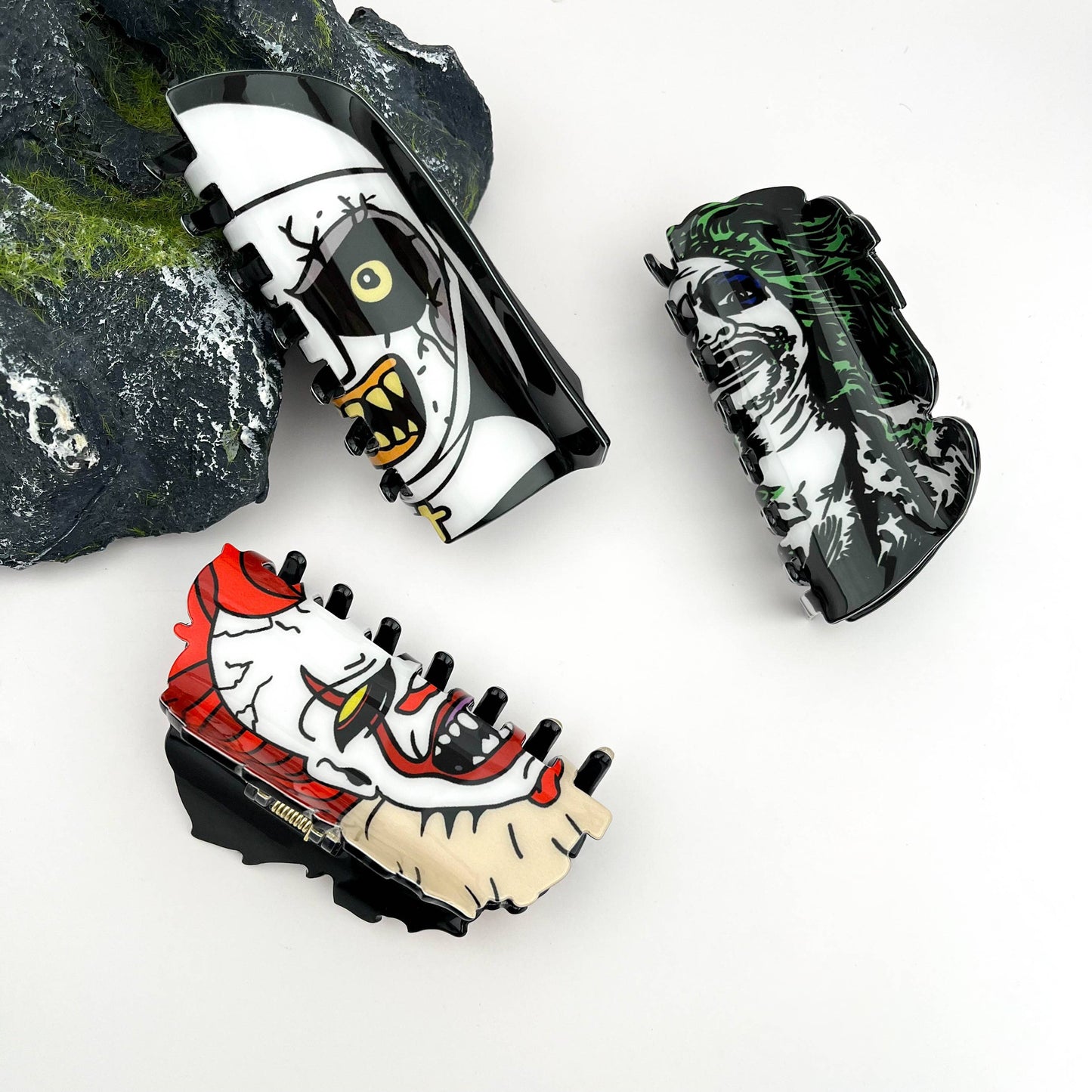 Halloween Hair Clips, Spooky & Fun Claw Clip Collection