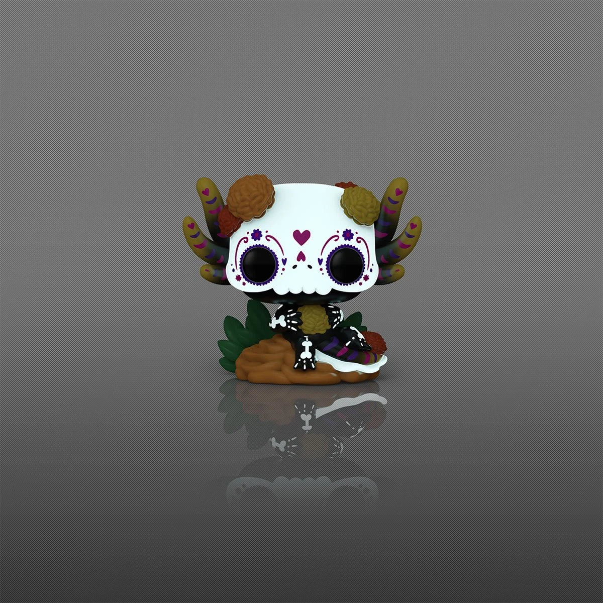 Dia De Los Funko Pop! Muertos Ajolote Glow-in-the-Dark Vinyl Figure #104 Entertainment Earth Exclusive
