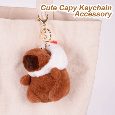 Capybara Plush Keychain