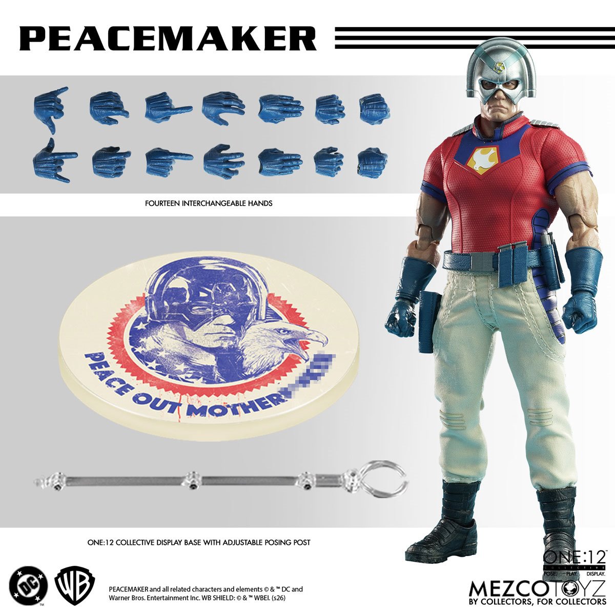 PRE-ORDER Mezco One:12 Collective Peacemaker Action Figure