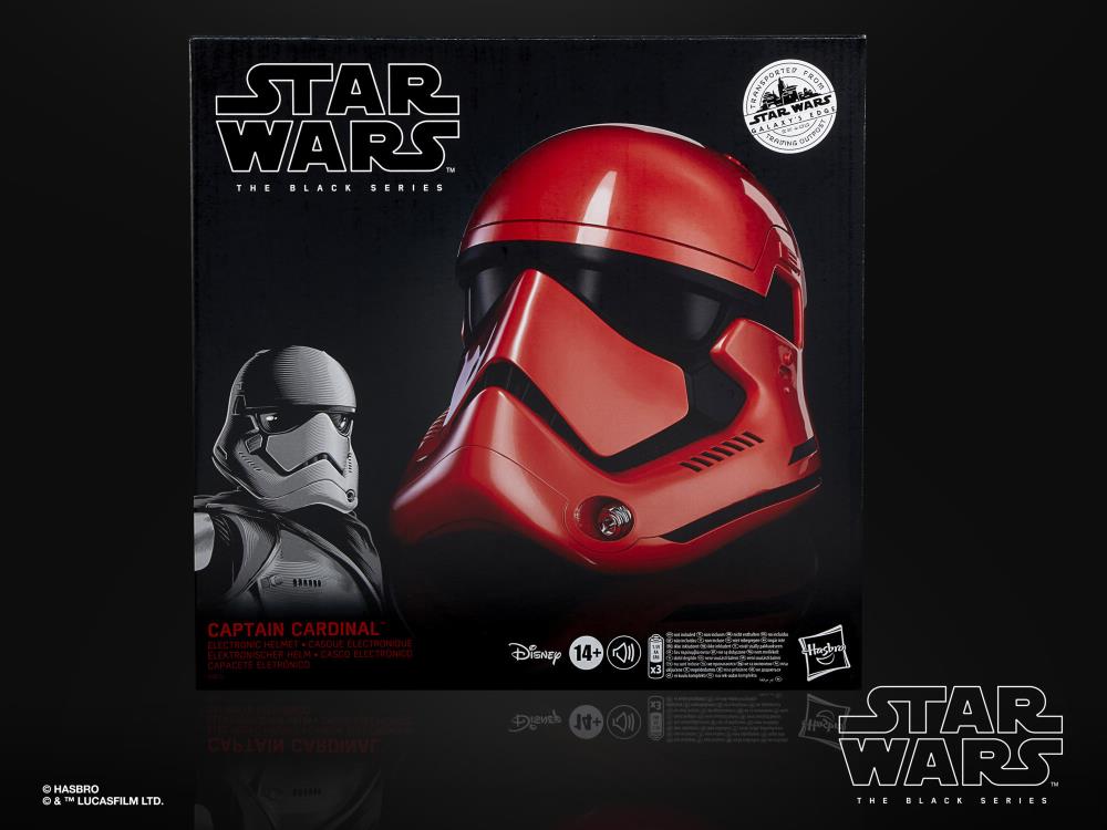 Star Wars Captain Cardinal (Galaxy's Edge) 1:1 Scale Wearable Electronic Helmet