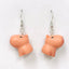 Cute Chubby Capybara Fan Animal Earrings