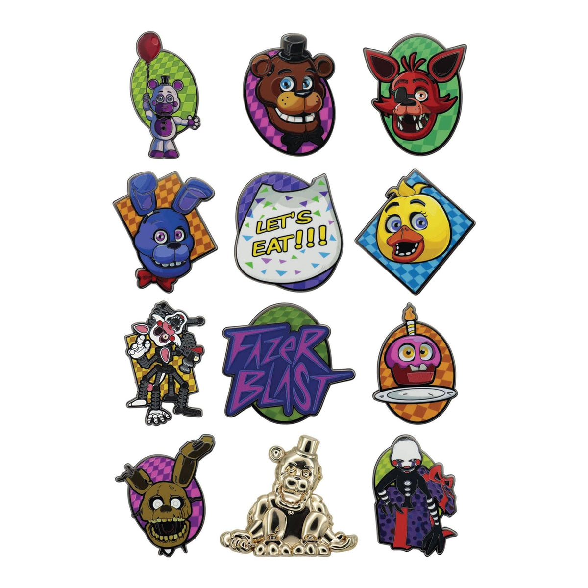 Five Nights At Freddy's Mystery Enamel Pin | One Random