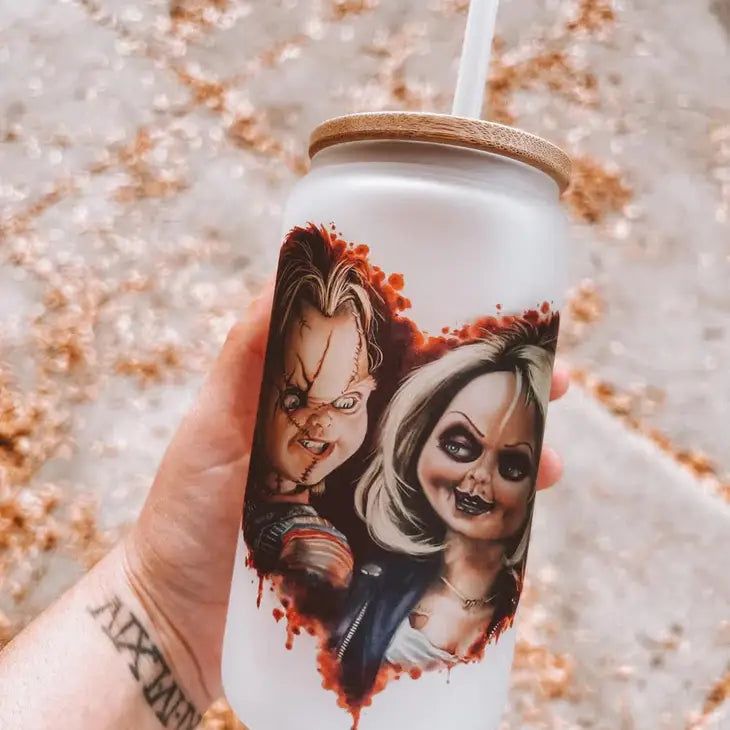 Chucky + Tiff Glass Tumbler