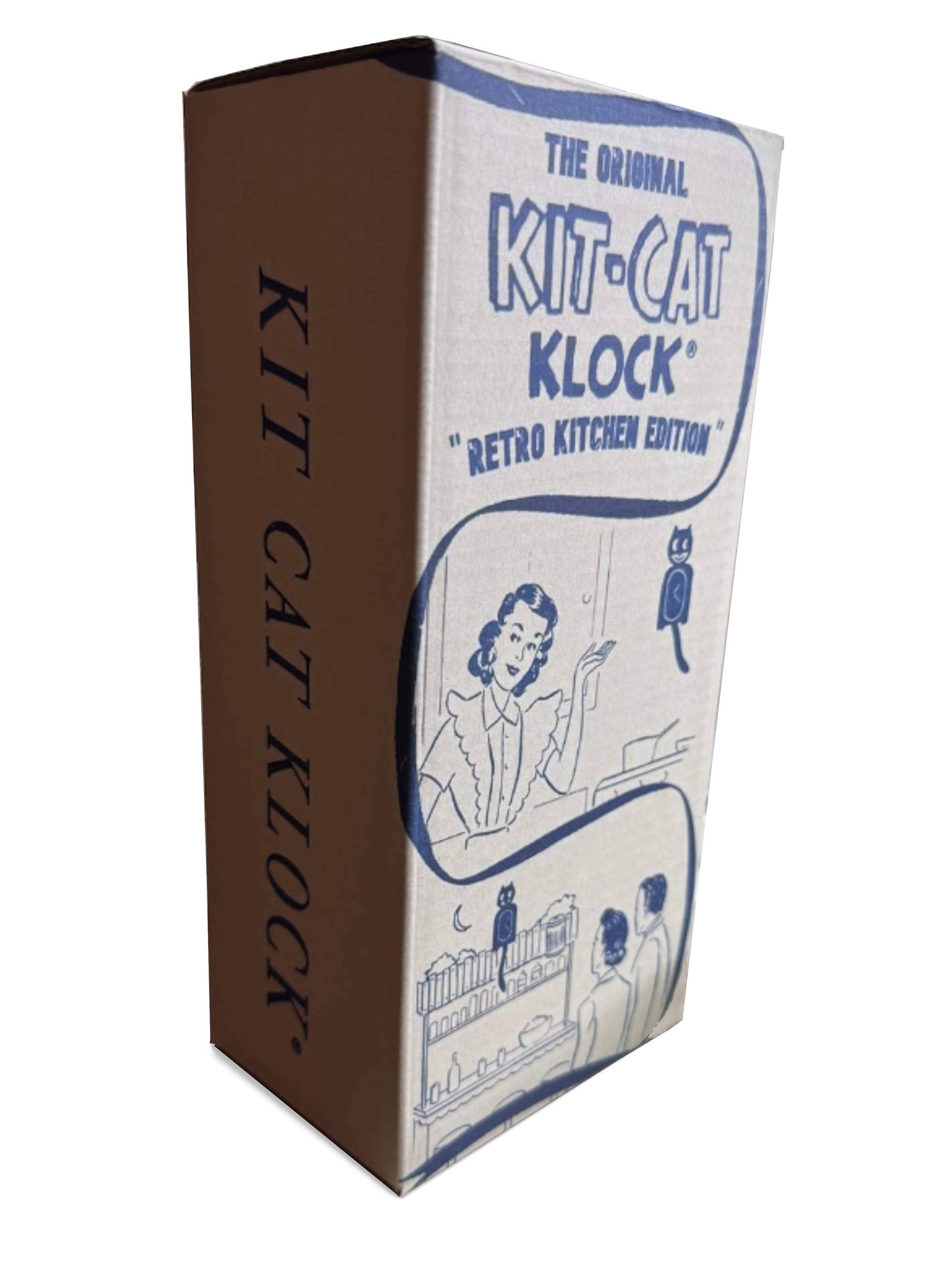 Retro Pink Kitchen Edition Kit-Cat Klock