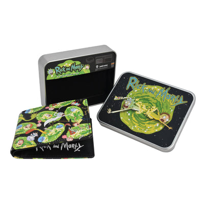 Wb Adult Swim Rick And Morty Aop Bifold Wallet