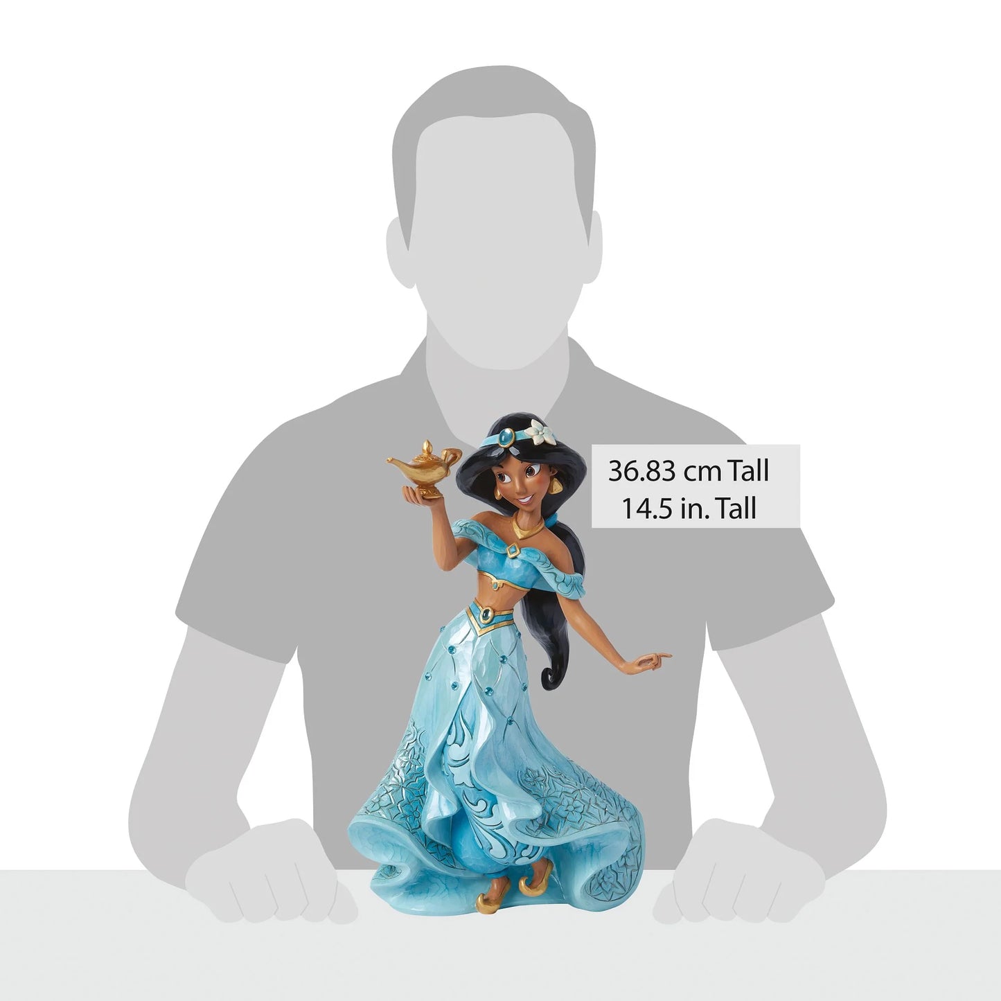Enesco Disney Aladdin Daring and Determined Deluxe Jasmine Statue