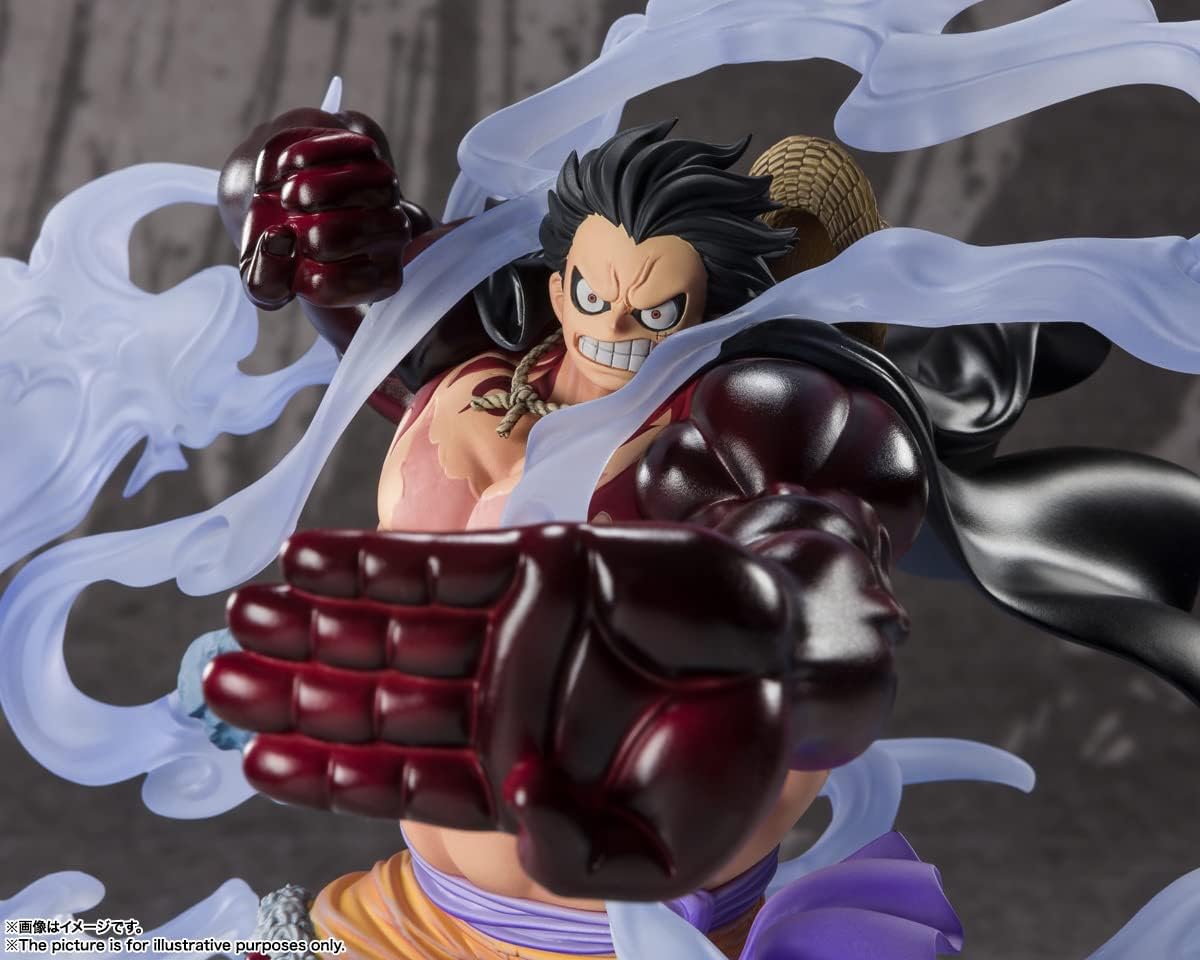 TAMASHII NATIONS One Piece Monkey.D.Luffy Gear4 Battle of Monsters on Onigashima Bandai Spirits FiguartsZERO Statue Collectible Statue