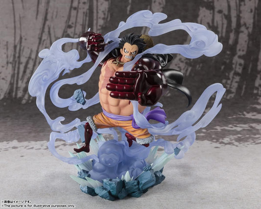 TAMASHII NATIONS One Piece Monkey.D.Luffy Gear4 Battle of Monsters on Onigashima Bandai Spirits FiguartsZERO Statue Collectible Statue