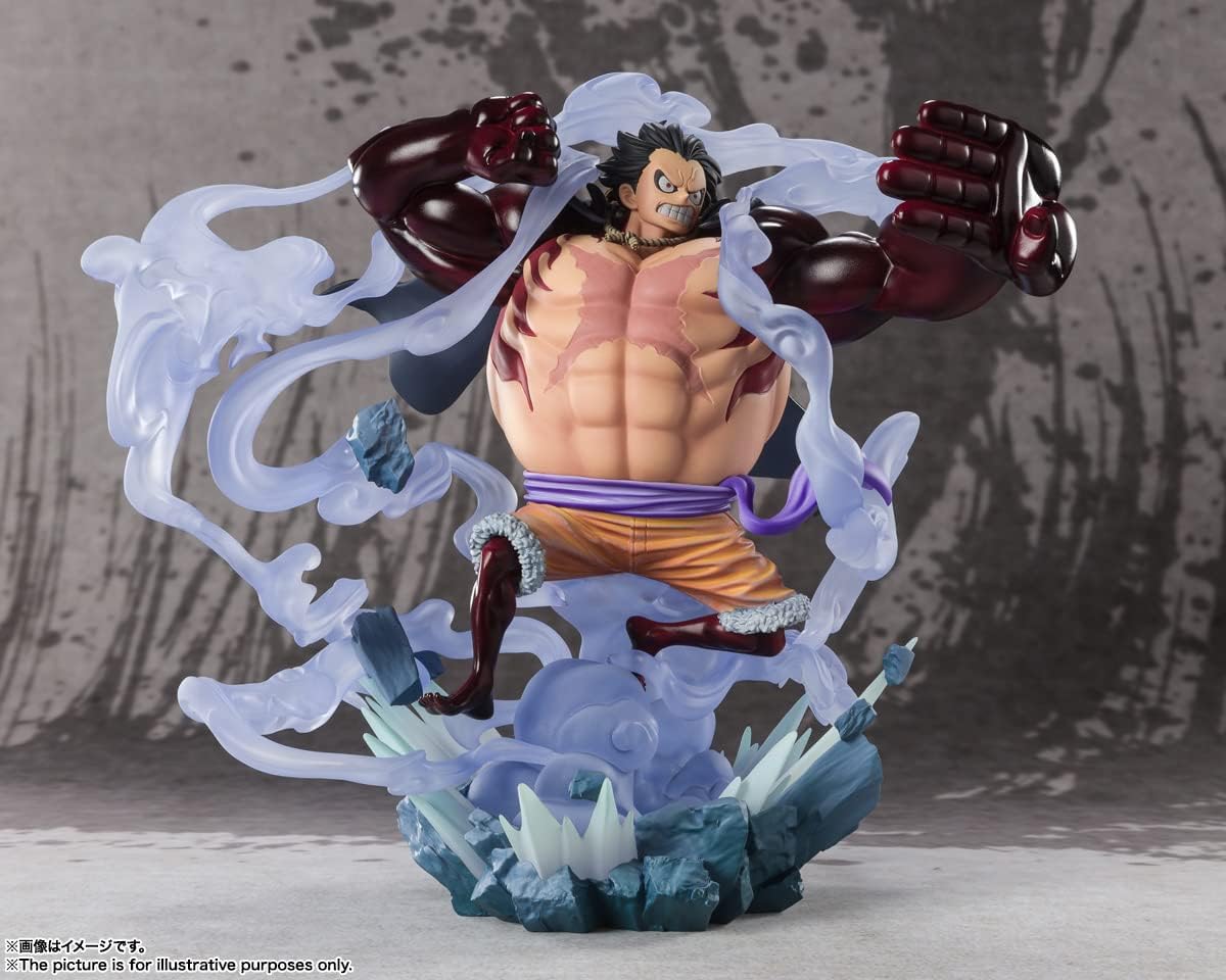 TAMASHII NATIONS One Piece Monkey.D.Luffy Gear4 Battle of Monsters on Onigashima Bandai Spirits FiguartsZERO Statue Collectible Statue