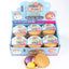 PU Squishy Dumpling Set with Steamer Box Cartoon Printed Slow Rising Stress Relief Toy