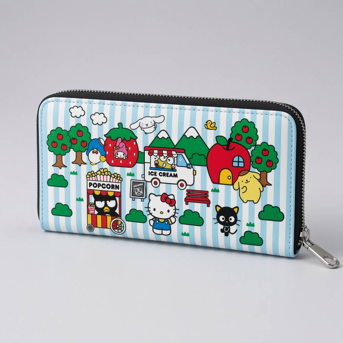 HELLO KITTY & FRIENDS LARGE ZIP WALLET