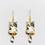 Calico Cat Wagging Tail Earrings