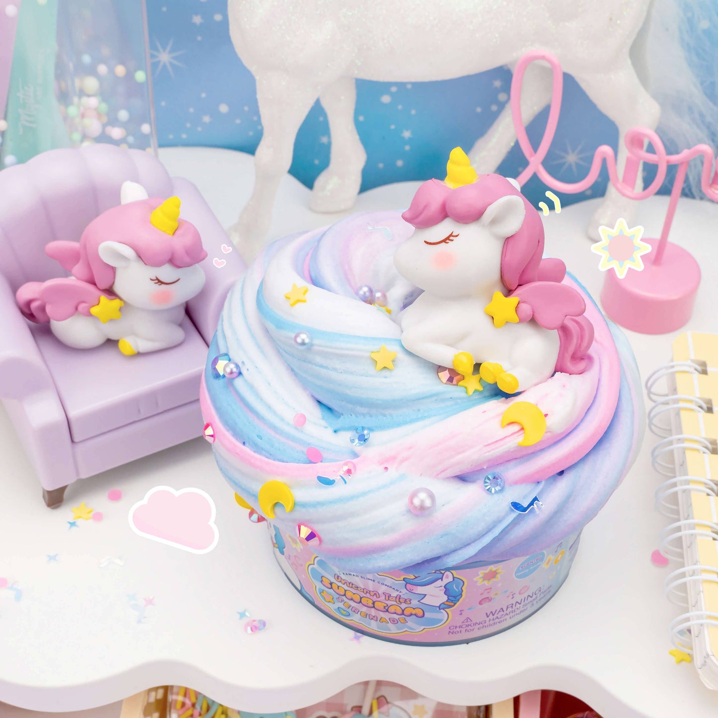 Unicorn Tales Sunbeam Serenade Butter Slime