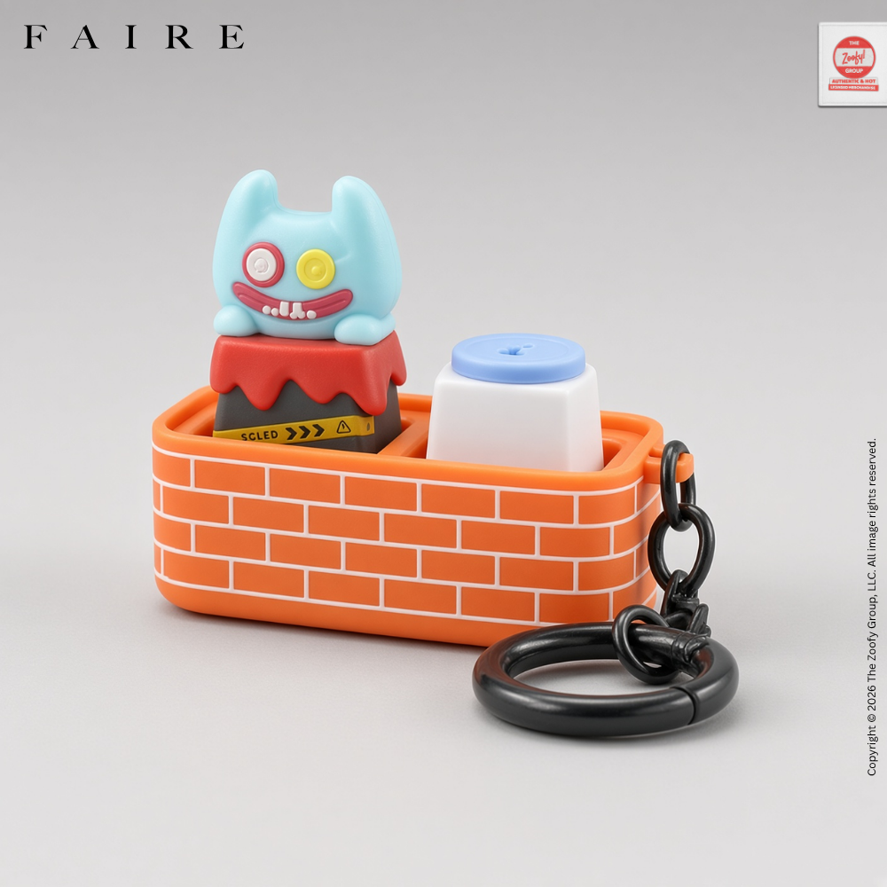 FUGGLER 3.5" KEYBOARD CLICKER KEYCHAIN BLIND BOX