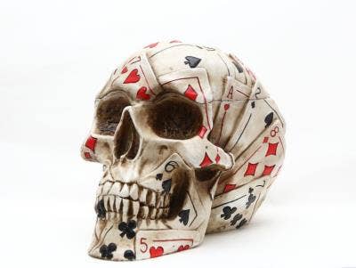 Poker Skull Skeleton