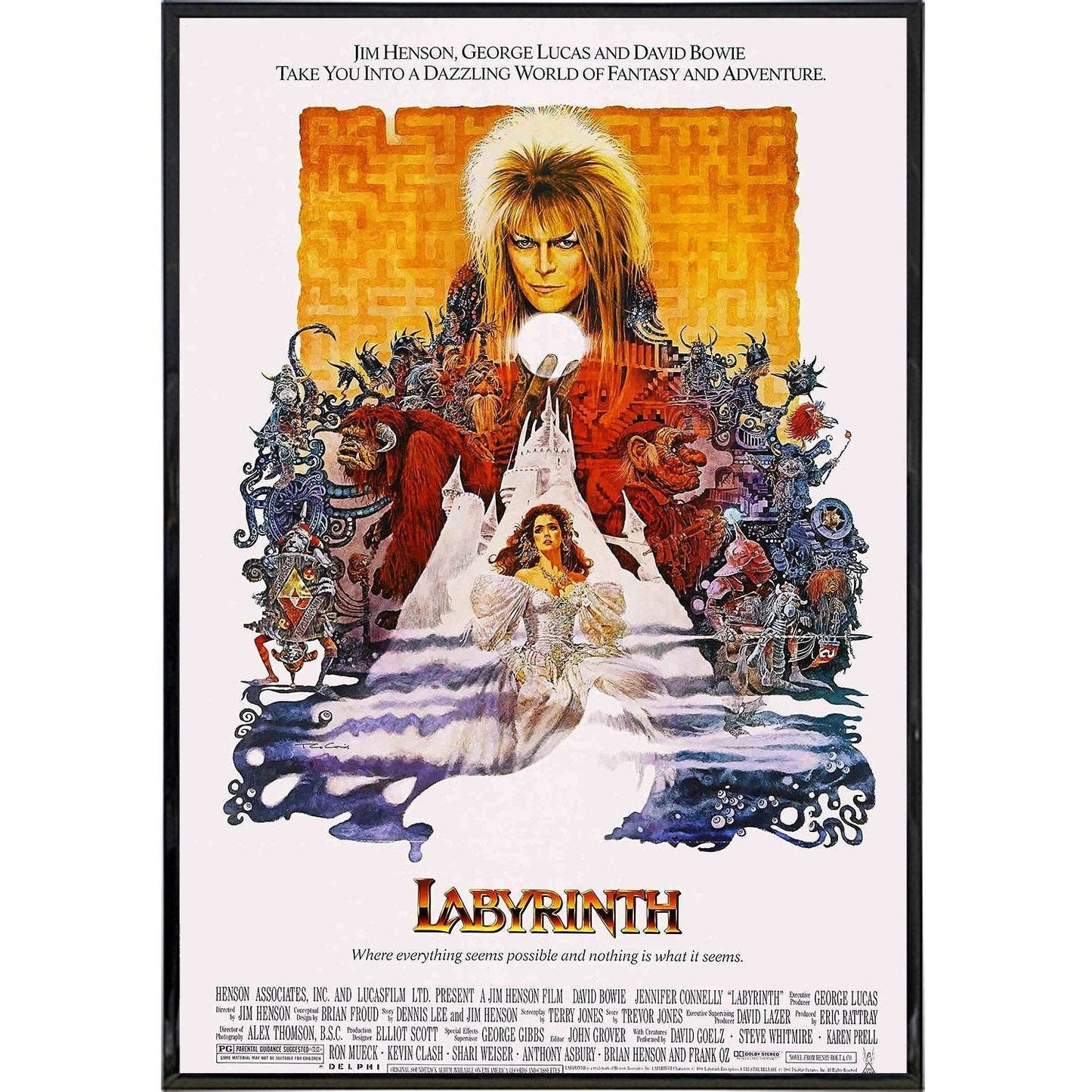 Labyrinth Film Poster Print