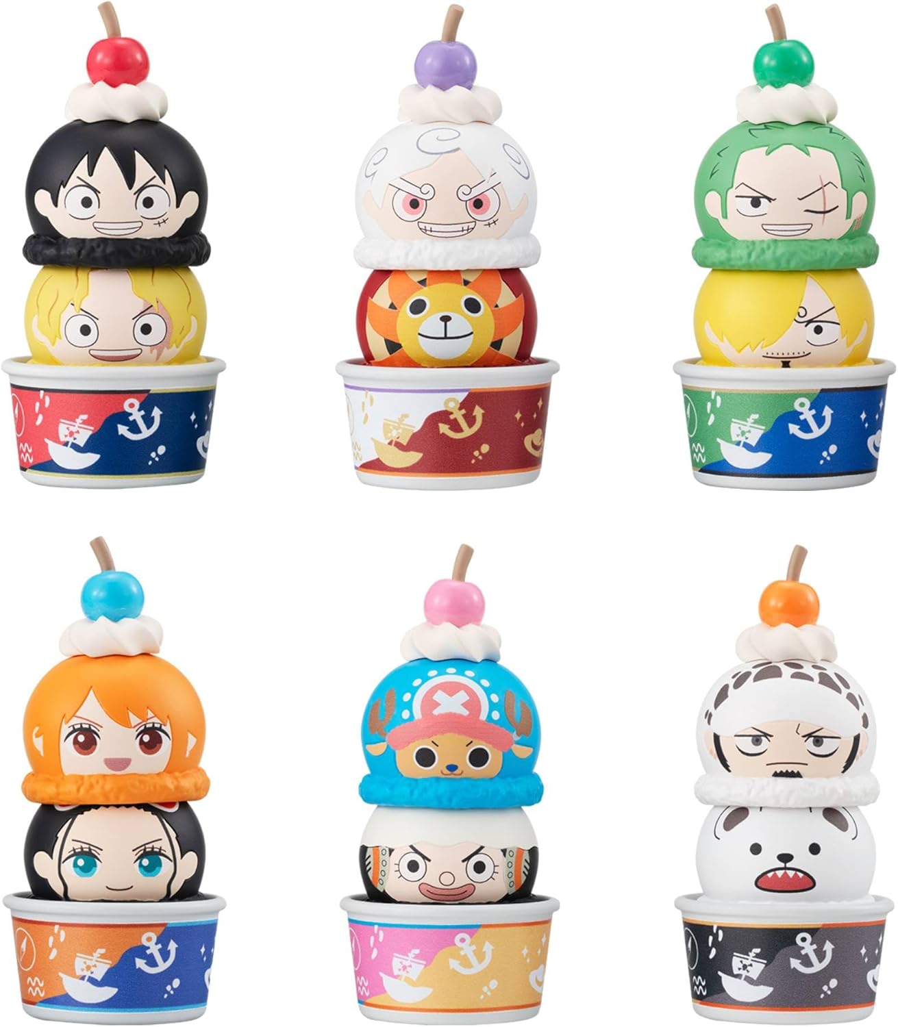 Megahouse One Piece Stack Up & Change One Piece Tsumichen Blind Box Figure
